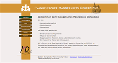 Desktop Screenshot of ev-maennerkreis.de