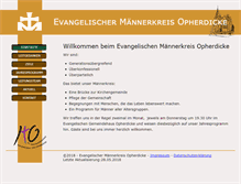 Tablet Screenshot of ev-maennerkreis.de